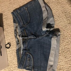 Denim shorts